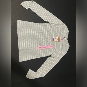 Women’s Eddie Bauer Gray Striped Long Sleeve Top